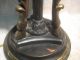1920s Antique Bronze Rams Head Table Lamp Lamps photo 1