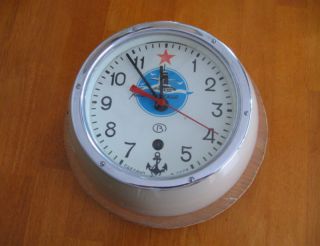 Vintage Russian Submarine Clock 1993 Vostok Watch Makers Model 5 - 24w photo