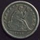 1838 Seated Liberty Quarter Silver Xf,  Detailing Rare First Year Dark Tone The Americas photo 1