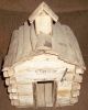 Wood Folk Art Primitive ? Rustic Old School Birdhouse Wooden Bird House With. Primitives photo 1