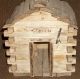 Wood Folk Art Primitive ? Rustic Old School Birdhouse Wooden Bird House With. Primitives photo 2