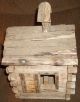 Wood Folk Art Primitive ? Rustic Old School Birdhouse Wooden Bird House With. Primitives photo 5