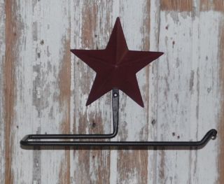 Barn Star Metal Paper Towel Holder Metal Rustic Primitive Country photo