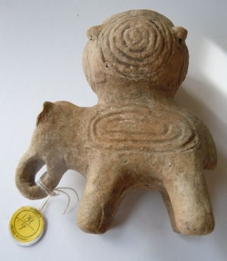 Antique Latin Middle Eastern ? Elephant Pottery Bowl - Sothebys photo