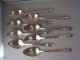 1937 Signed First Love Place Soup Spoon (8) Rogers International Silver Art Deco Flatware & Silverware photo 1
