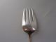 1937 Signed First Love Cold Meat Fork Rogers International Silver Art Deco Flatware & Silverware photo 4
