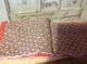 Moprimitivepast Primitive 1890s Turkey Red Quilt Fragment Stacker Quilt Calico Primitives photo 1