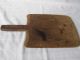 Old Antique Primitive Wooden Wood Rare Bread Cutting Board Dough Plate Primitives photo 5