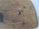 Old Antique Primitive Wooden Wood Rare Bread Cutting Board Dough Plate Primitives photo 8