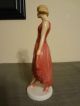 Goebel West Germany Art Deco Pink Flapper Dancer Lady Figurine Figurines photo 4