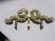 Vintage Style Solid Brass Bow Wall Hooks Hanger.  Coat/keys/hat.  Hand Made.  India Hooks & Brackets photo 4