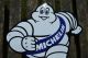 Large Michelin Man Enamel Advertising Wall Sign Plaque Tyre Advertising Signs photo 1