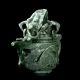 Chinese Dushan Jade Hand - Carved Dragon Incense Burner Incense Burners photo 3