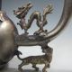Chinese Old Antiques Handmade Jade Silver Pipe Leading Other Antique Chinese Statues photo 7