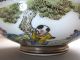Old Chinese Silver Overlay Porcelain Famille Rose Boys Bowl Plates photo 6