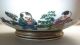 Old Chinese Silver Overlay Porcelain Famille Rose Boys Bowl Plates photo 7