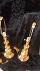 Rare Stiffel Brass Lamps Great Shine To The Pair Lamps photo 1