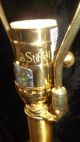 Rare Stiffel Brass Lamps Great Shine To The Pair Lamps photo 4