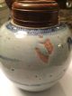 Antique Asian Blue & White Porcelain Canton Ginger Jar Jars photo 2