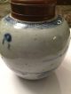 Antique Asian Blue & White Porcelain Canton Ginger Jar Jars photo 3