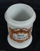 19th Century Apothecary Jar Hoj: De Ment V Paris White Porcelain French Bobin Bottles & Jars photo 7