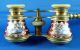 Antique French Ruby Red Enamel Opera Glasses With Mother Of Pearl & Ormolu Optical photo 1