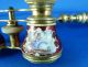 Antique French Ruby Red Enamel Opera Glasses With Mother Of Pearl & Ormolu Optical photo 2