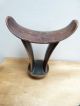 Vintage African Somalia Binu Tribal Culture Highly Carved Head Rest Other African Antiques photo 8