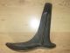 Antique Vtg.  Cast Iron Shoemaker Cobbler Stands 2 Shoe Molds Steampunk Doorstop Industrial Molds photo 6