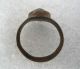 Vintage Roman Or Medieval Bronze Ring With Stone 4.  30g Excavations In Ukraine Roman photo 4