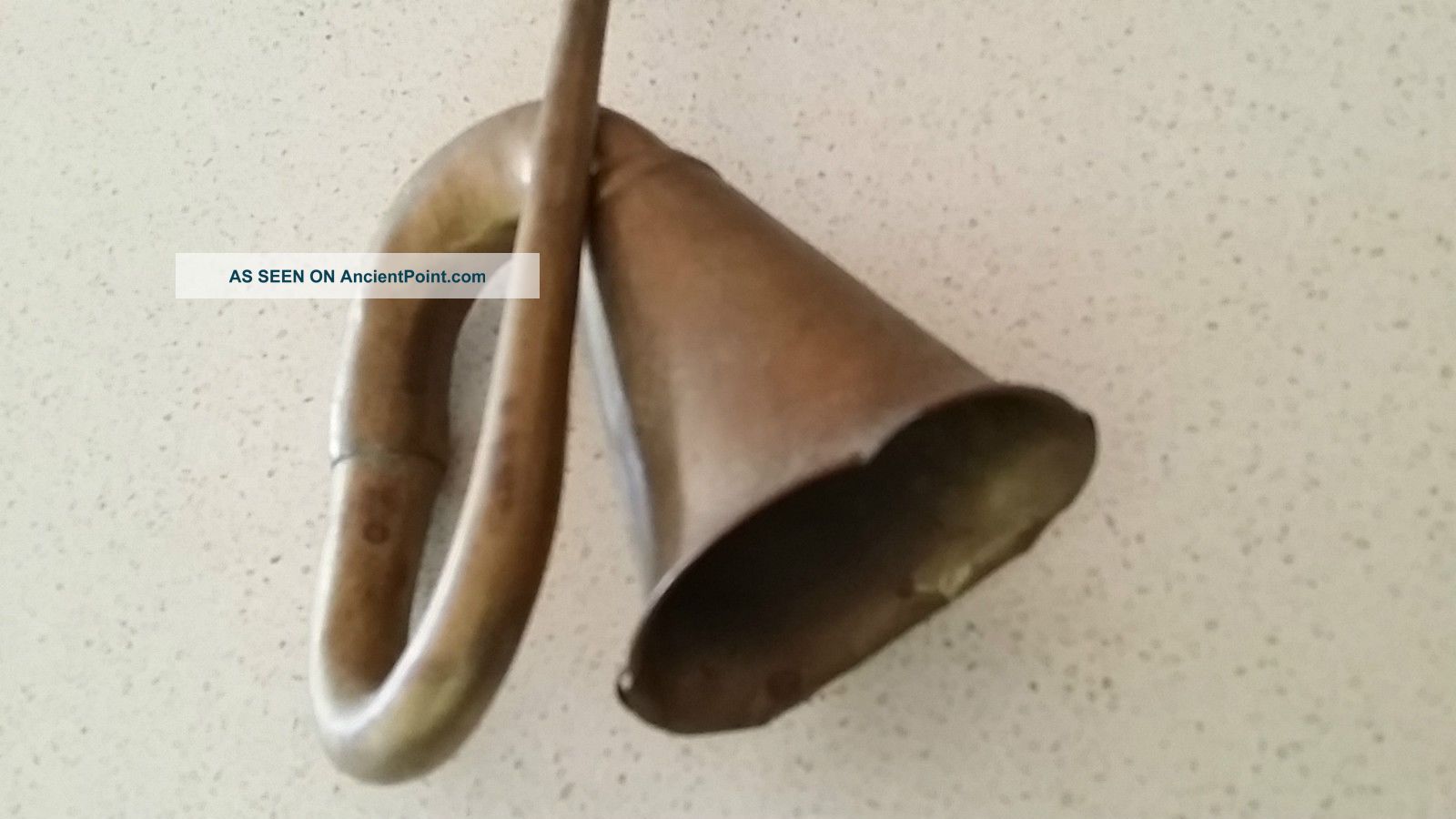 Vintage Antique Musical Instrument Horn Brass Horn Reproduction Carn