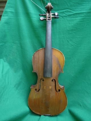 Old Violin John Friedrich & Bro Grade 21 2497 1917 York For Repair Restore photo