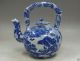 Old Collectible Handwork Jingdezhen Porcelain Painting Landscape Big Tea Pot Teapots photo 2