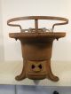Vintage Midget Boat Galley Stove W/ Sea Rail - Old Railroad Caboose Shack Heater Stoves photo 5