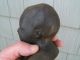 An Outstanding Unsual Creepy Antique Cast Iron Baby Crying Bust Statue Metalware Victorian photo 10