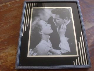1930 Hollywood Art Deco Picture Frame Crawford & Garfield Reverse Painted 12 X10 photo