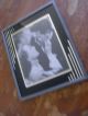 1930 Hollywood Art Deco Picture Frame Crawford & Garfield Reverse Painted 12 X10 Art Deco photo 5