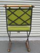Cleo Baldon Terra Vtg Mid Century Modern Iron Oak Side Chair Eames Tony Paul Era Mid-Century Modernism photo 7