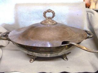 Epca Silverplate By Poole 433 Lancaster By Poole Soup Tureen Footed photo