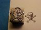 Letterpress Printers Block Skull & Crossbones Pirates Flag - Jolly Roger Poison Binding, Embossing & Printing photo 3