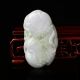 Chinese Hand - Carved Natural Dushan Jade Statue Other Antique Chinese Statues photo 5