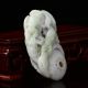 Chinese Hand - Carved Natural Dushan Jade Statue Other Antique Chinese Statues photo 6