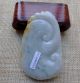 Certified Pale Green Jadeite Emerald Jade Pendant/hornless Dragon Grade A Necklaces & Pendants photo 4