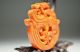 Delicate Chinese Old Jade Hand Carved Hollow Out Pendant - - - Fly Beast Ok4 Necklaces & Pendants photo 2