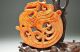 Delicate Chinese Old Jade Hand Carved Hollow Out Pendant - - - Fly Beast Ok4 Necklaces & Pendants photo 3