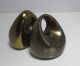 Ben Seibel For Jenfred Abstract Sculptural Bookends,  Gorgeous Patina,  Signed Mid-Century Modernism photo 1