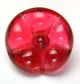 Antique Charmstring Button Cranberry Flower Mold Design Buttons photo 1