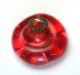 Antique Charmstring Button Cranberry Flower Mold Design Buttons photo 2