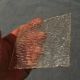 Antique Victorian Textured Rippled Clear Glass Piece For Stained Glass Window 1900-1940 photo 3