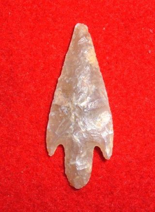 Fine Translucent Neolithic Stemmed Point,  Prehistoric African Arrowhead photo